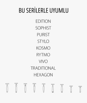 Kapalı Taraklı Tıraş Makinesi Başlığı - Kişiye Özel Baskılı