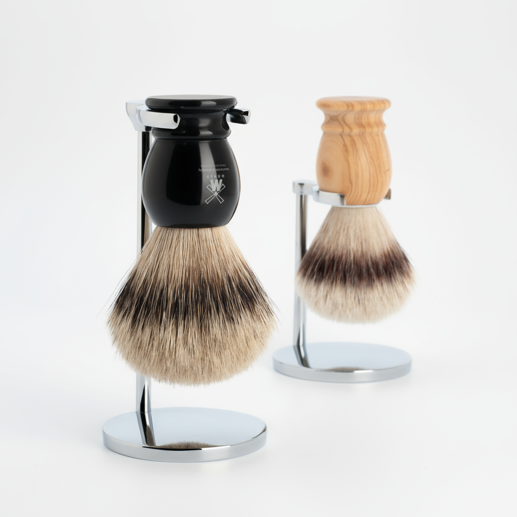 MÜHLE sentetik ve doğal kıllı tıraş fırçaları