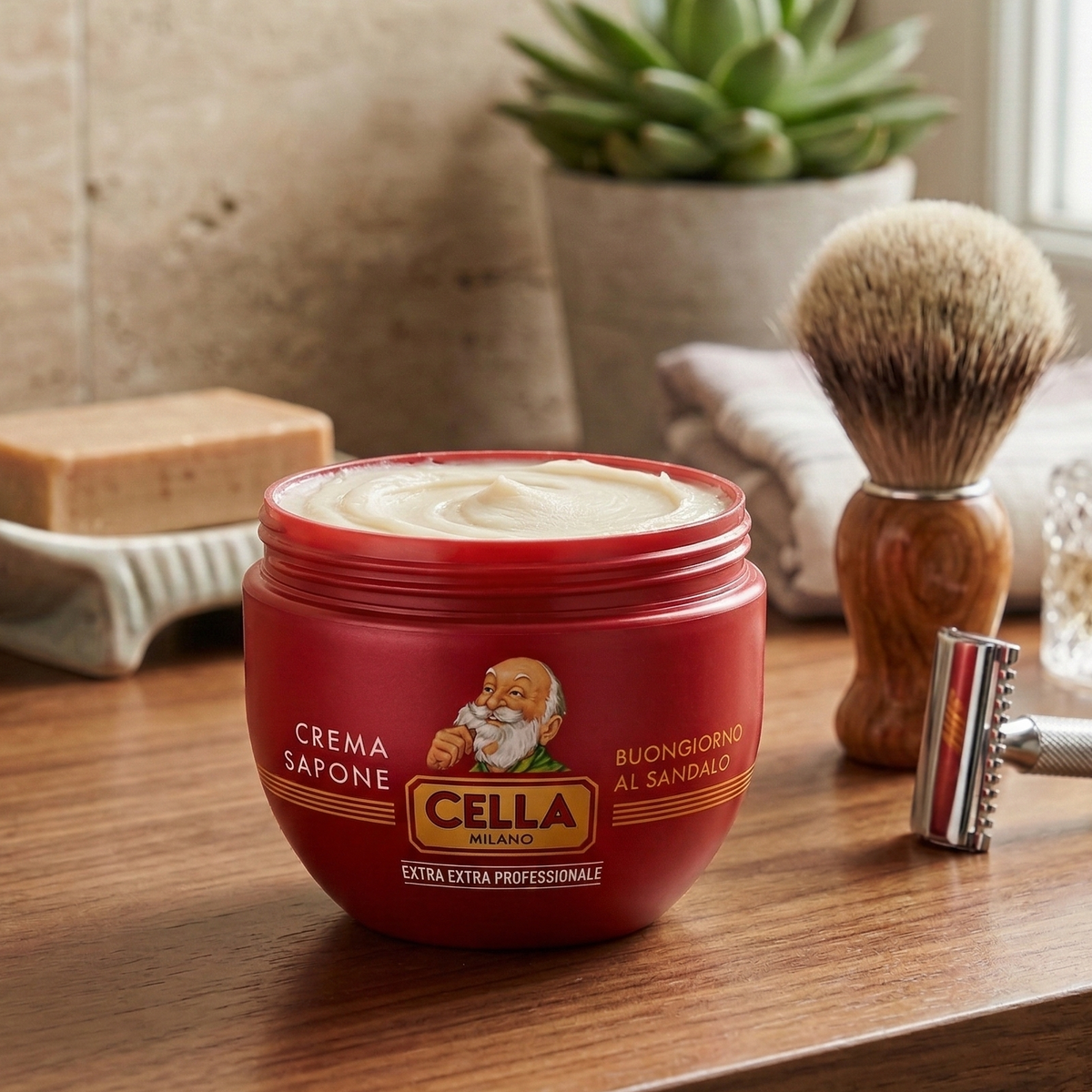 Cella Sandal Ağacı Özlü Profesyonel Tıraş Kremi 300 ml