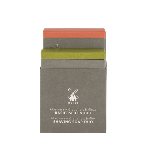 2'li tıraş sabunu - Aloe vera & Greyfurt
