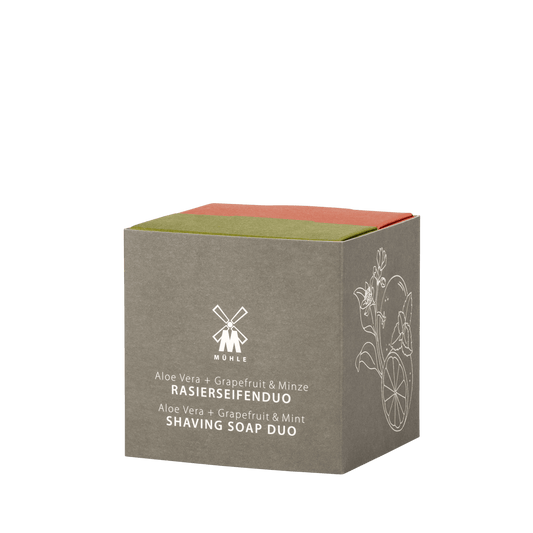 2'li tıraş sabunu - Aloe vera & Greyfurt