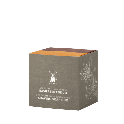 2'li tıraş sabunu - Sandal & Yabani İğde