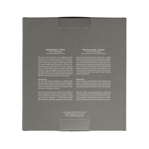 2 Adet tıraş havlusu - T 1 - Mühle Tıraş Kültürü