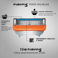 Gillette Fusion5 Yedek Başlık - 4'lü - Mühle Tıraş Kültürü