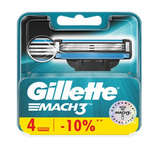 Gillette Mach3 4'lü Tıraş Bıçağı - Mühle Tıraş Kültürü