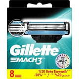 Gillette Mach3 Yedek Başlık - 8'li